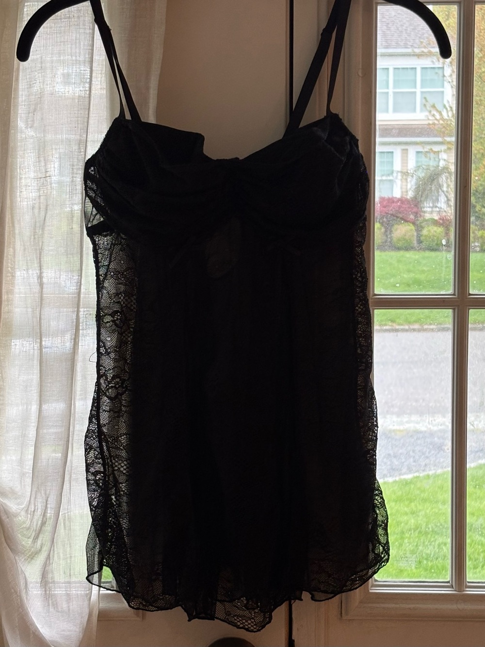 Fredericks of Hollywood Black Lace Lingerie Medium